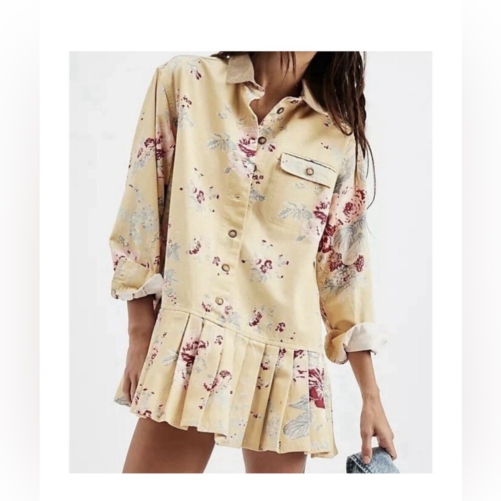 🎀Free People🎀 Connor Floral Mini Dress NWOT M